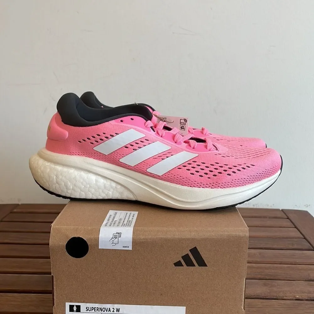 Adidas Supernova 2.0 Running shoes Pink Women Size 7(GW9096)